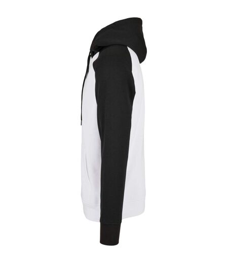 Sweat À Capuche Homme Blanc Noir Build Your Brand