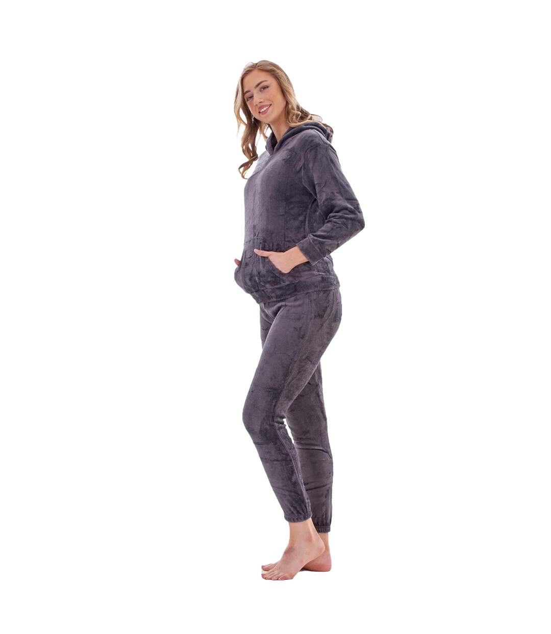 Ensemble De Pyjama Long Femme Charbon Keanu-1