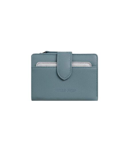Tabytha plain vegan leather coin purse one size mineral blue Weird Fish
