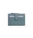Tabytha plain vegan leather coin purse one size mineral blue Weird Fish-1