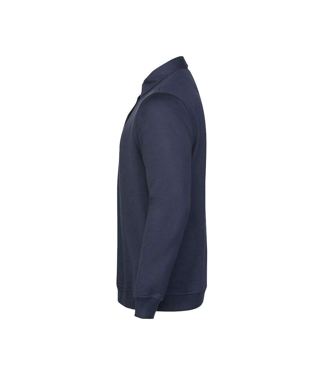 Unisex Adult Homerun Long-sleeved Polo Shirt Navy Printer-3