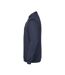Unisex Adult Homerun Long-sleeved Polo Shirt Navy Printer-3