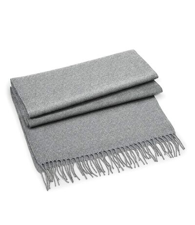Beechfield Classic Woven Scarf (Heather Gray) (One Size)
