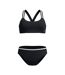 Womens/ladies Vanquisher Performance Two-piece Swimsuit Black Speedo-2