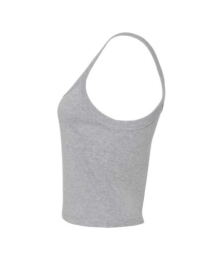 Womens/ladies spaghetti strap tank top athletic heather Bella + Canvas