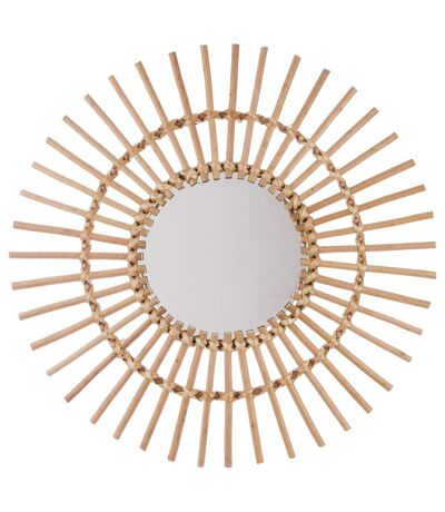 Miroir mural rotin scandi Universalis - Diam. 58 cm