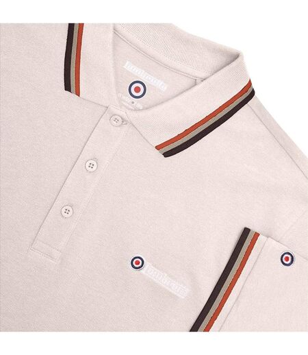 Polo Ss25 Homme Blanc Cassé Lambretta