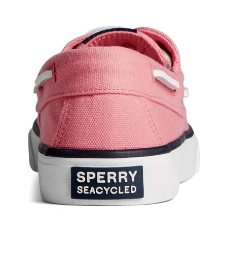 Sperry Womens/Ladies Bahama 2.0 Boat Shoes (Pink/White) - UTFS10058