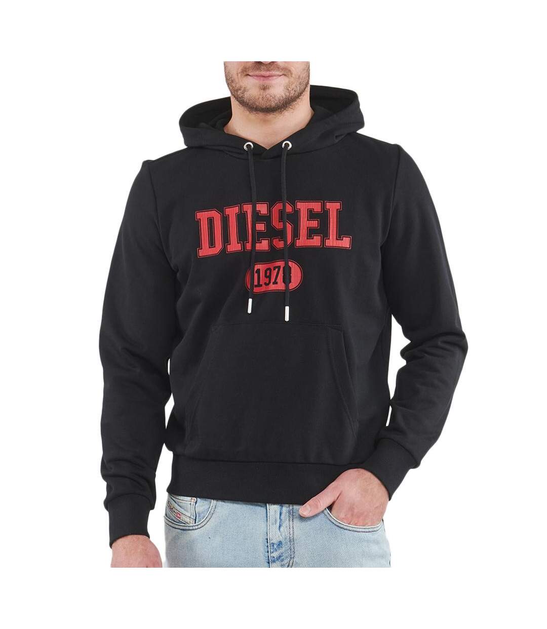 Sweat Noir Homme Diesel Felpa - 3XL-1