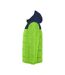Unisex Adult Tallin Insulated Jacket Lime Navy Blue Roly-3