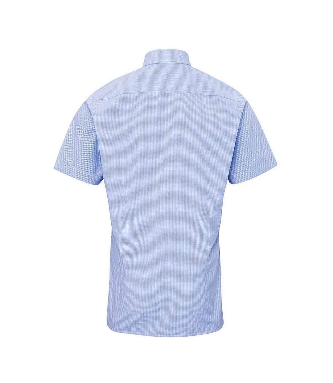 Chemise homme bleu clair / blanc Premier-2