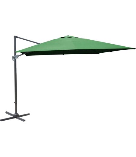 Parasol déporté en aluminium 3x3m Dom Vert