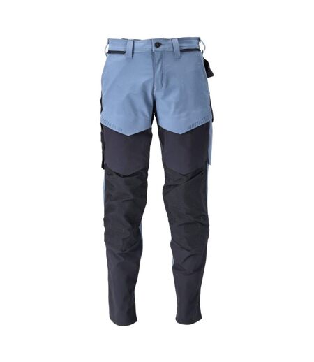 Pantalon De Travail Customised Homme Bleu De Gris Bleu Marine Foncé Mascot