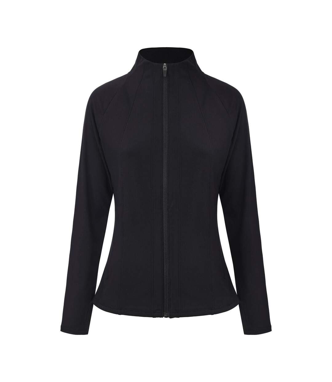 Womens/ladies Essential Fitted Raglan Jacket Black LA Gear-1