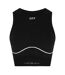 Haut Court Femme Noir Off White-2
