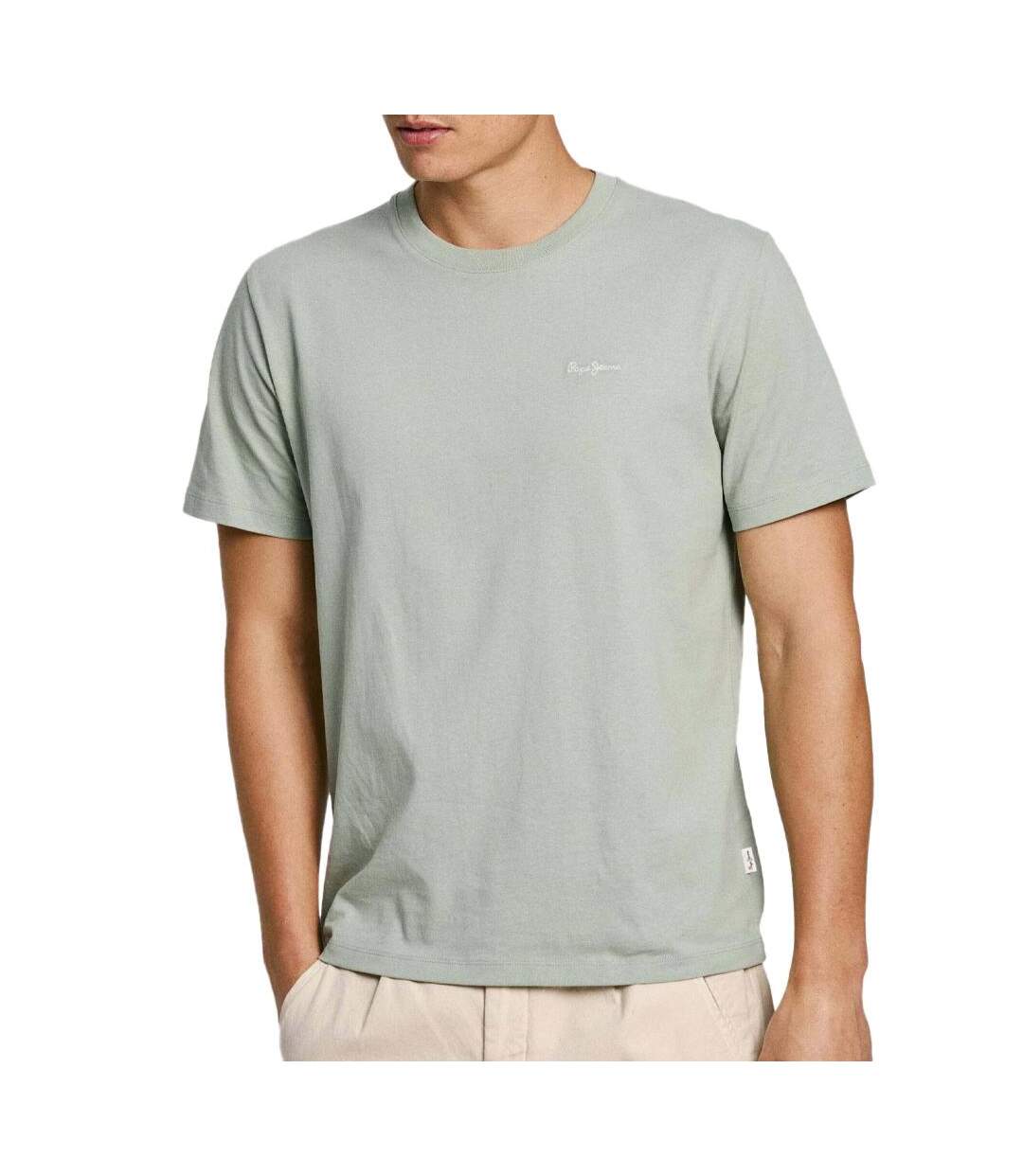 T-shirt Vert Clair Homme Pepe jeans Connor - L-1