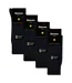 4 Pairs Mens Bamboo Sensory Socks - Soft Seamless All Day Comfort Socks-2