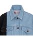 Womens/ladies Galentina-1 Denim Jacket Turquoise Hugo-2