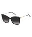 Womens/ladies Th1880 0807 9o Gradient Sunglasses One Size Gold Black Tommy Hilfiger-1