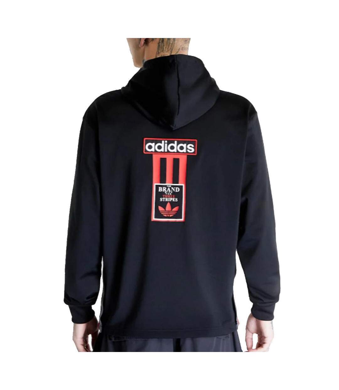 Sweat zippé noir homme adidas adibreak - l-2