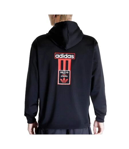 Sweat zippé noir homme adidas adibreak - l