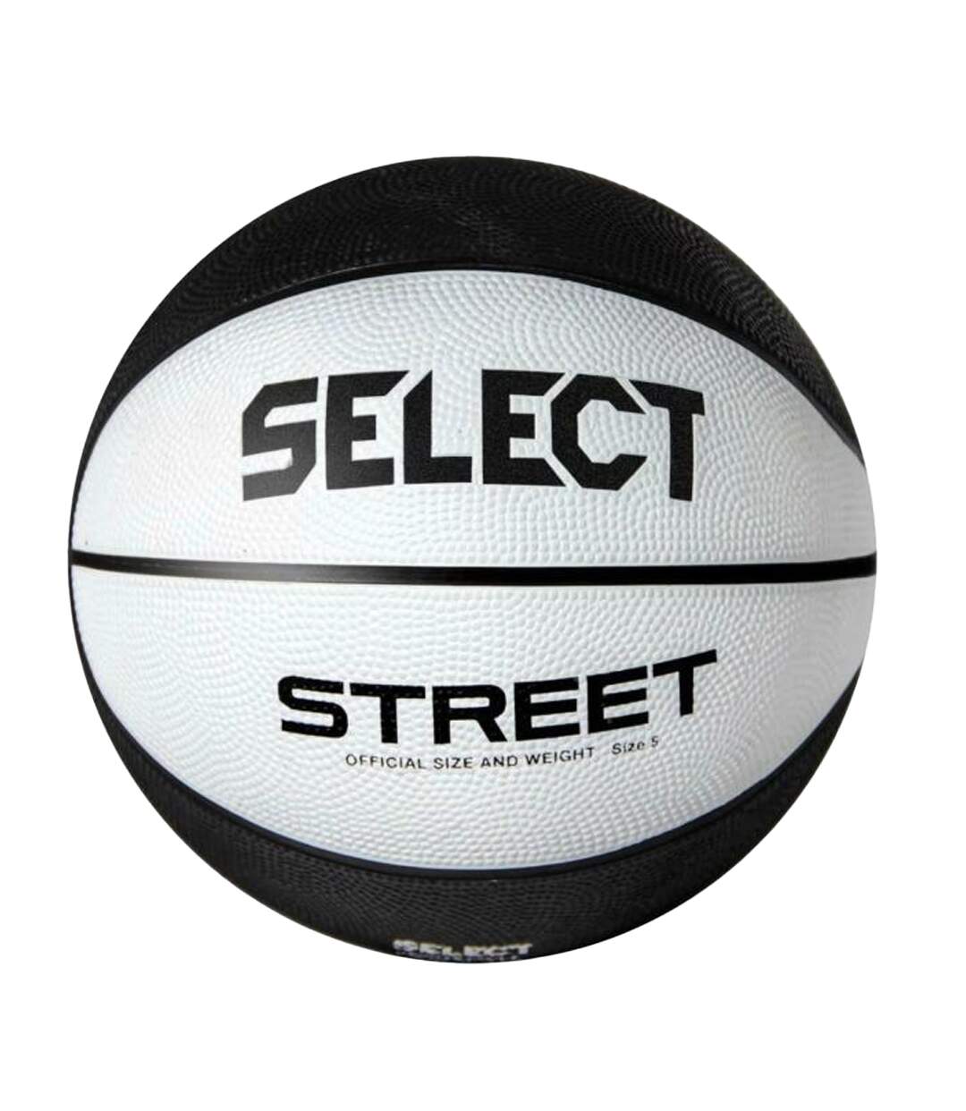 Ballon De Basket Street Taille 7 Blanc Noir Select-1