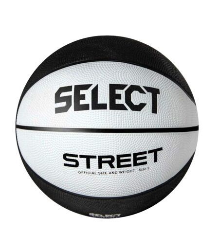 Ballon De Basket Street Taille 7 Blanc Noir Select