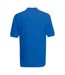 Fruit Of The Loom Mens 65/35 Heavyweight Pique Short Sleeve Polo Shirt (Royal) - UTBC382