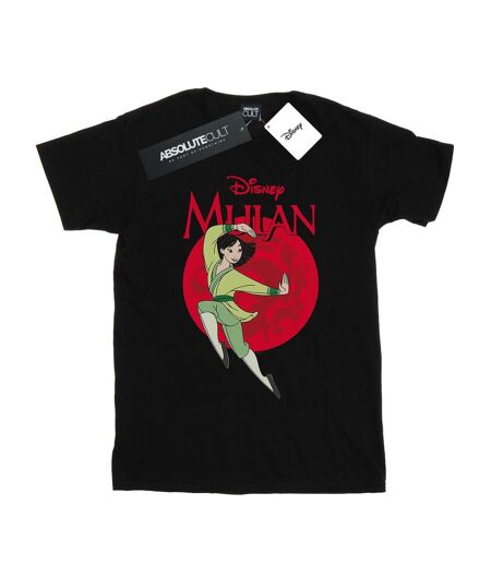 Disney - T-shirt MULAN DRAGON CIRCLE - Femme (Noir) - UTBI17785