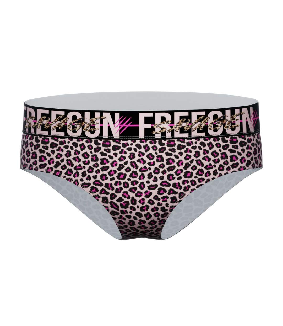 Lot de 4 culottes femme Leopard Freegun-3
