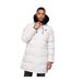 Mens modrico mid length parka light grey Born Rich