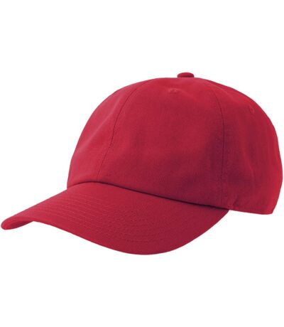 Unisex Adult Dad Sustainable 6 Panel Baseball Cap Red Atlantis
