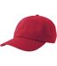 Unisex Adult Dad Sustainable 6 Panel Baseball Cap Red Atlantis-1