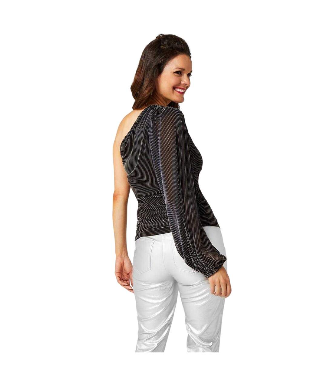 Haut Tess Daly Femme Noir Jaune Or Biba-3