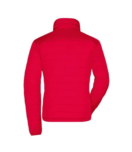 Doudoune Matelassée Femme Rouge James And Nicholson