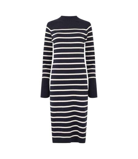 Robe Moulante Motif/style À Rayures Milena Femme Nuit Crème French Connection
