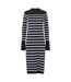 Robe Moulante Motif/style À Rayures Milena Femme Nuit Crème French Connection-2