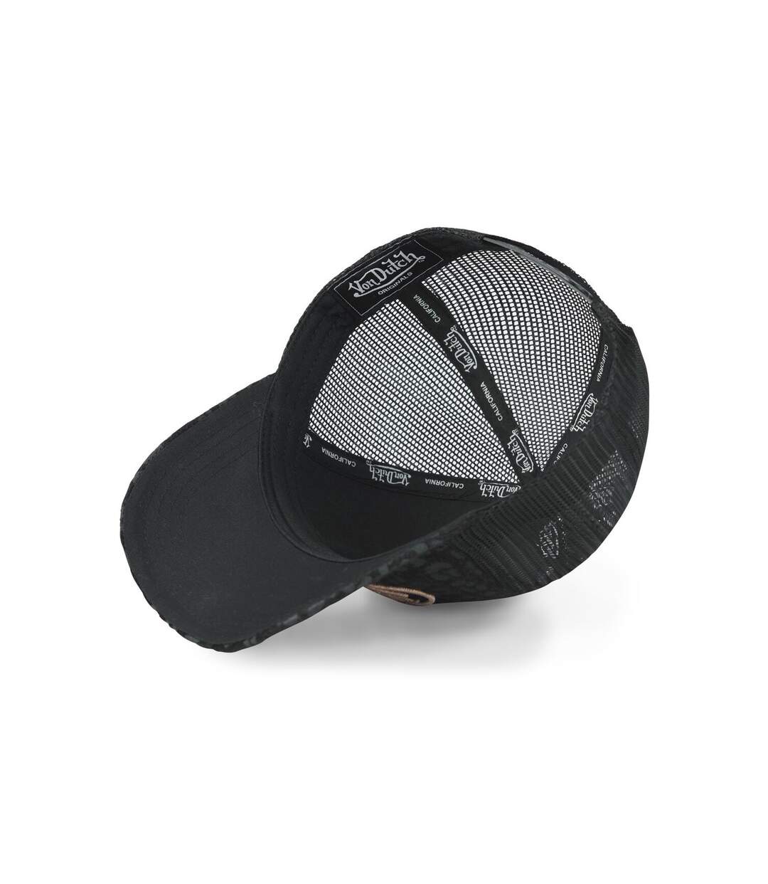 Casquette baseball avec filet all over imitation fourrure Léopard Vondutch-5