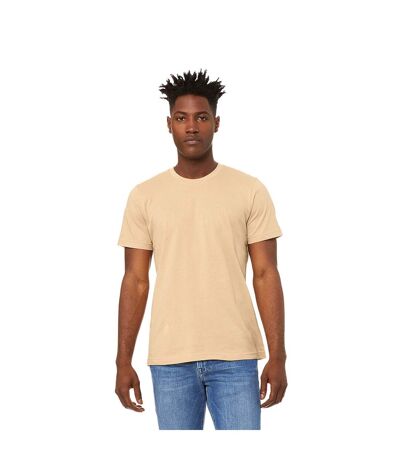 Canvas Unisex Jersey Crew Neck Short Sleeve T-Shirt (Sand Dune) - UTBC163