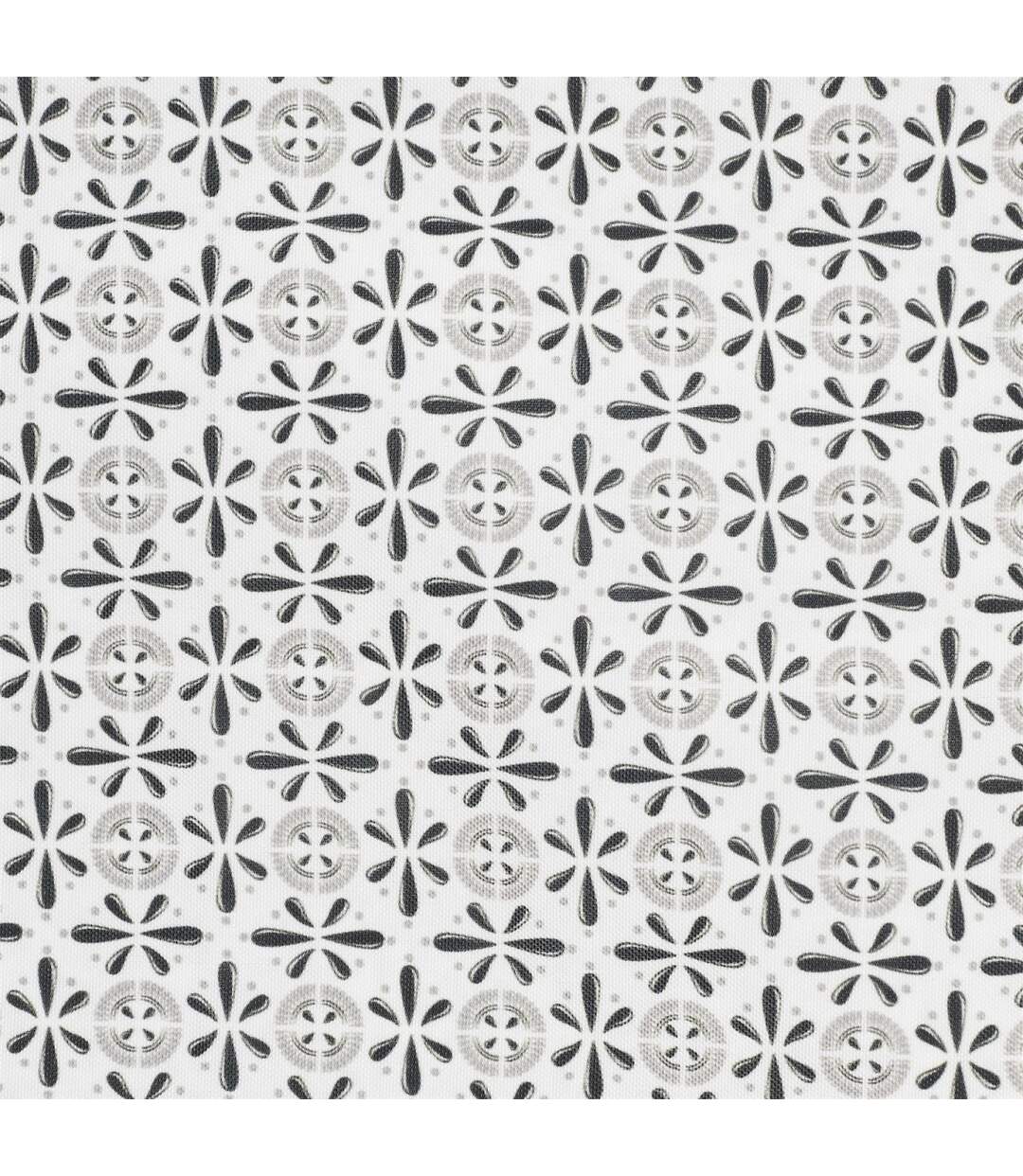 Nappe Antitache Imprimée Cuzca 140x240cm Gris-2