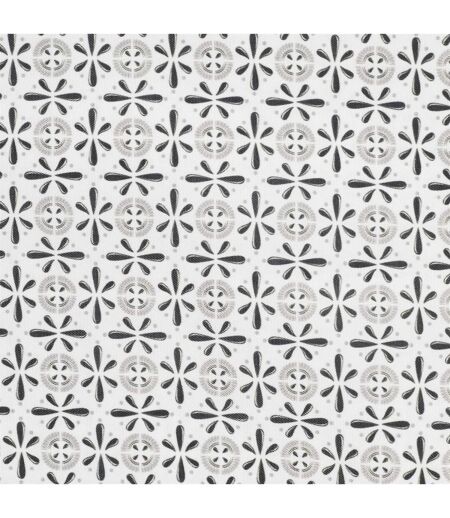 Nappe Antitache Imprimée Cuzca 140x240cm Gris