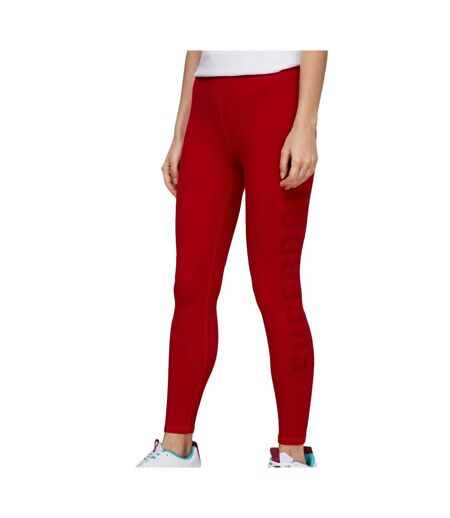 Legging Rouge Femme Superdry Essential 78 - XS