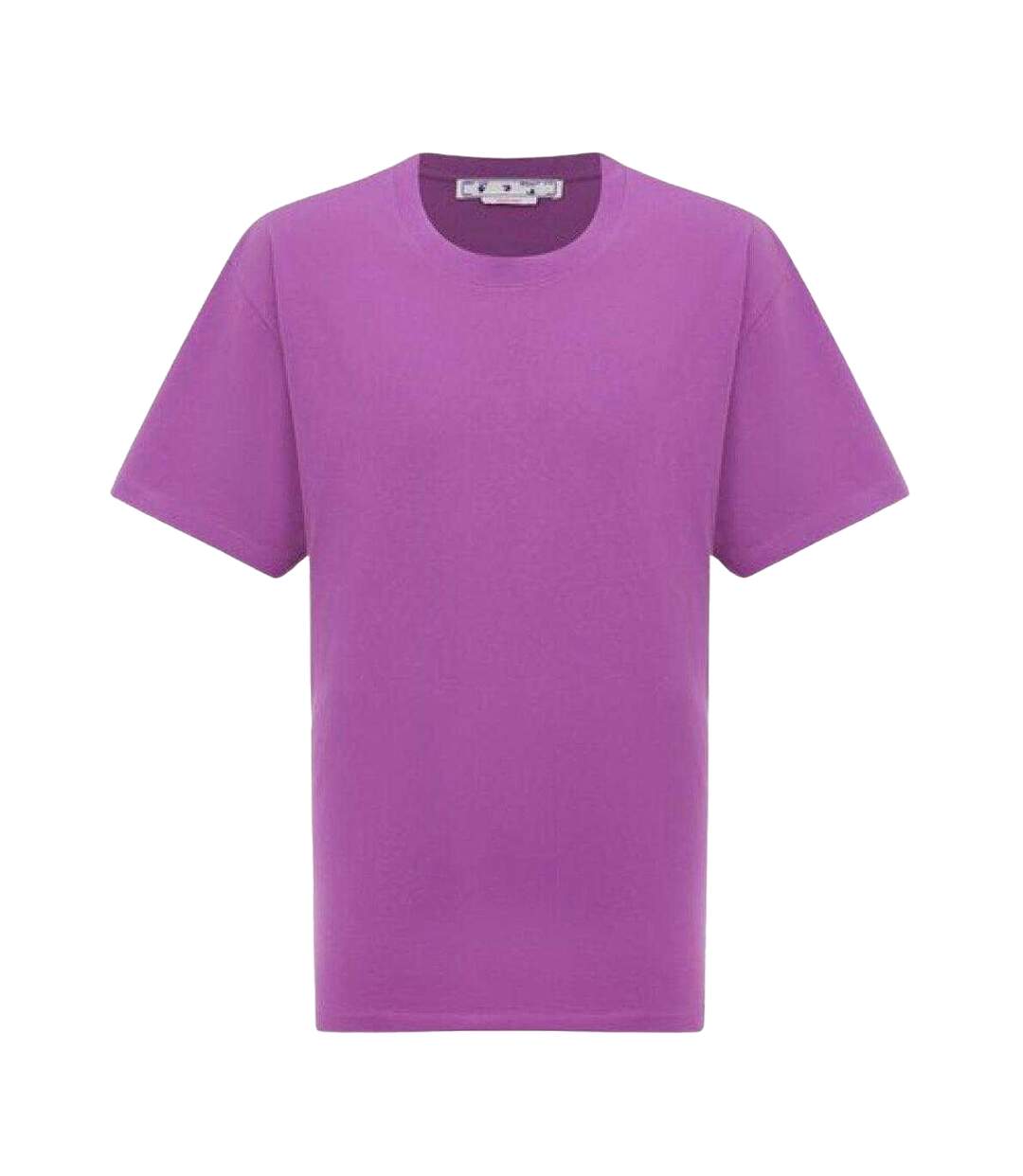 T-shirt Motif Diagramme Homme Violet Off White-1