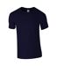 T-shirt Manches Courtes Softstyle Homme Bleu Marine Gildan-2