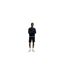 Mens Plain Slim Chino Shorts Navy Boss-1