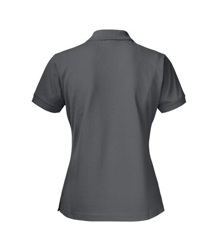 Womens/ladies Surf Pro Polo Shirt Steel Grey Printer