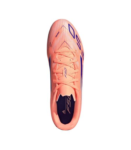 Mens F50 League Firm Ground Football Boots Orange Blue Adidas