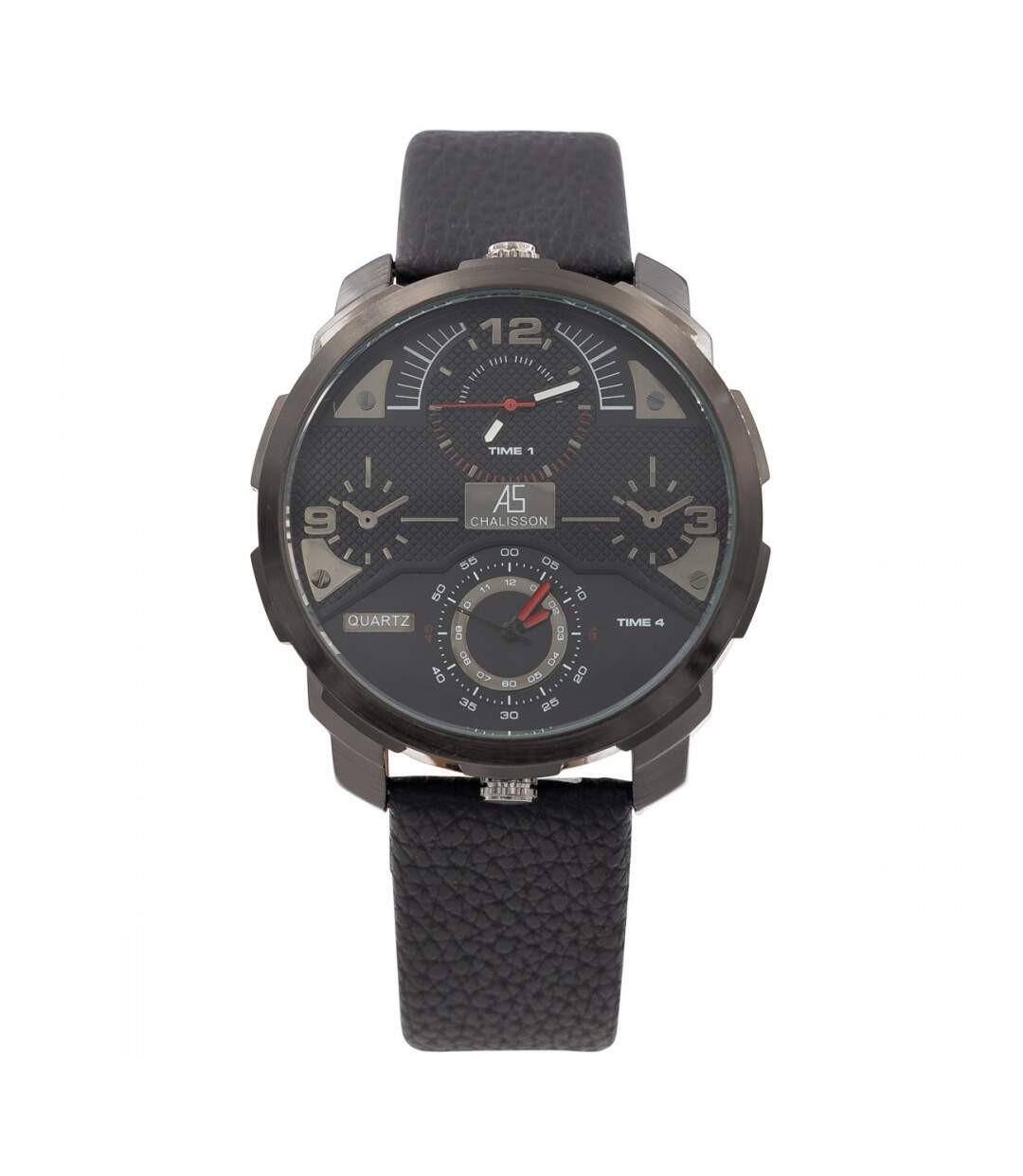 Coffret Montre Tendance XL Homme Noir CHTIME-1