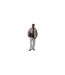 Mens Plain Relaxed Fit Overshirt Mid Grey Represent-1