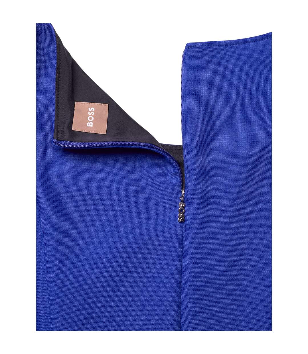 Robe Mi-longue Sans Manches Demboka Femme Bleu Vif Boss-3